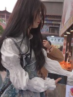 1128(BC-AA-627)商场抄底花裙小姐姐..条纹粉内带翅膀毫无防备