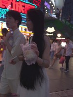 1129(BC-AA-628)蓬蓬裙肉臀骚货..透明蕾丝内夹进屁股缝正面露黑色