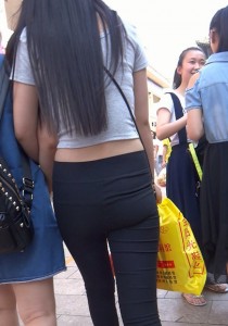 Paul大师作品-性感的高挑黑色紧身裤美女[883MB]