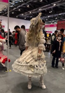 【TIMCOB】⭐CD原创⭐漫展LO裙子洛丽塔！白色丝袜白色N！[417M]