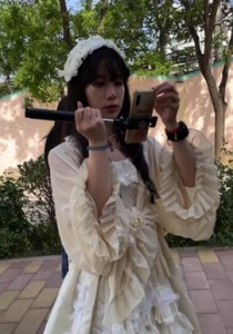 【TIMCOB】⭐CD原创⭐颜值很高的洛丽塔小姐姐！白色丝袜蓝N[845M]