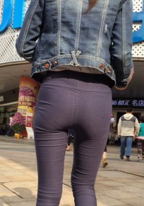 【JACK】紧致蓝裤马尾辫美女[429M]