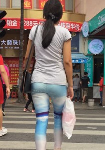 【JACK】丁字裤透明紧身美眉[881M]