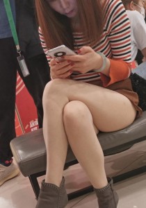 鞋店系列长发美女老公陪同试鞋超薄肉丝透肉[134M]