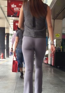 【JACK】极品紧身灰色打底裤熟女，太有味道了[1.87G]