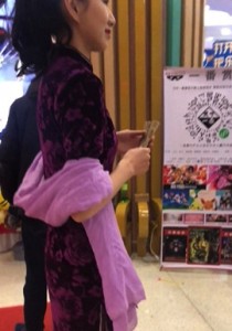 【TIMCOB】⭐CD原创⭐穿旗袍的主持人！场下等待被拍！紫色N[341M]