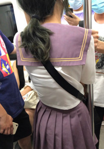 【TIMCOB】⭐CD原创⭐紫色NNbar妹子地铁一直在哭！很心疼！[440M]