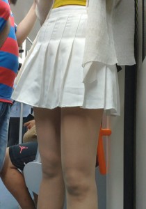 百褶裙+热裤的肉丝袜大长腿showgir[538M]