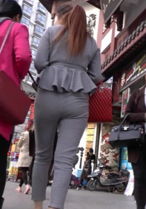 【渺小】千鸟格灰ＯＬ黑高跟红包[1.93G]