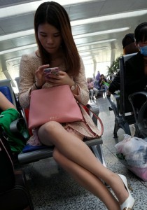 肉丝白色高跟[812M]