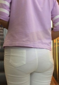 【JACK】送快递的紧身白裤MM[479M]