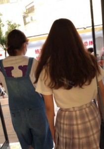 【TIMCOB】⭐CD原创⭐可爱小姐姐穿JK白色小小腿袜！高清跟拍[261M]