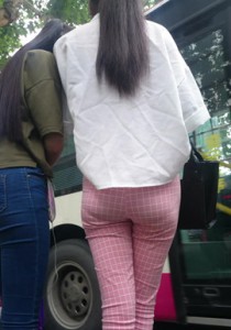 【雷神】公交站紧身分裤马尾辫MM[781M]