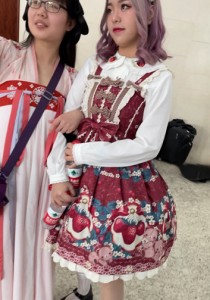 【TIMCOB】⭐CD原创⭐漫展LO裙子洛丽塔！肉色丝袜黑色N！[371M]