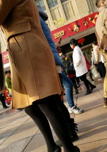 褐色M大衣黑丝黑高[355M]